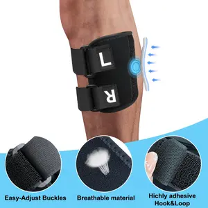 Sciatica Relief Knee Support Brace, Pressure Pad Focused Compression Sleeve, Effective for Sciatica Lower Back Hip Calf Nerve Pain Relief