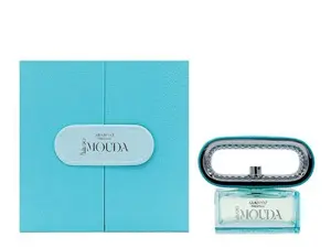 Arabiyat Prestige Mouda EDP Spray - 3.4fl.oz Alcohol-Based Elevated, Fruit-Based, Refreshing Unisex Fragrance with Lemon, Cardamom, Amber Notes, Elegant Daily Wear Scent (3-3.9 fl oz Range), Elevated Unisex Fragrance