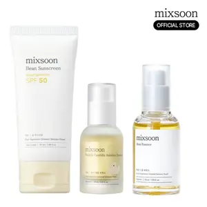 [mixsoon] Viral Hero Set I Bean Essence 50ml + Soondy Centella Aisatica Essence 30ml + Bean Sunscreen