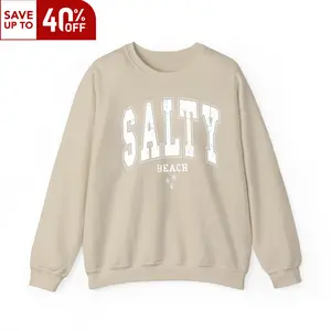 Cute Salty Sweatshirt, Salty Sweatshirt, Cute Beach Sweatshirt, Cute Beach , Cute Summer Sweatshirt, Cute Summer , Beachy Sweatshirt