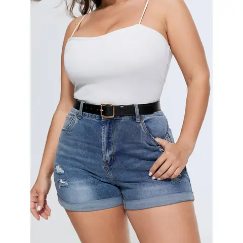 BloomChic Everyday Square Buckle Thin Waist Belt