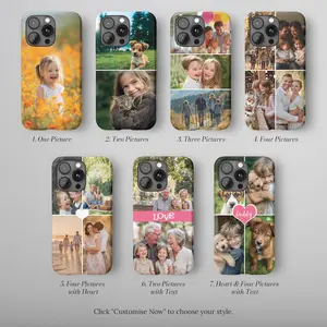Personalised Phone Case For Iphone 17 16 15 14 13 12 11 Pro Max Plus Samsung S25 S24- Custom Phone Case With Your Own Picture, Collage Photo