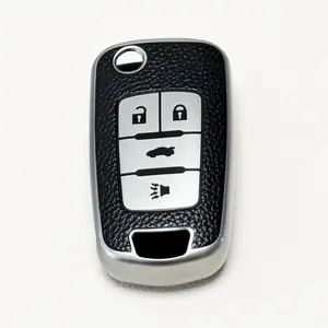 for Chevrolet Car Key Protection Case, Car Key Protector, Key Fob Protector, Car Key Accessory, Soft Durable Tpu Material, 360 Degree Protection, Fits Cruze Aveo Trax Sail Malibu Captiva