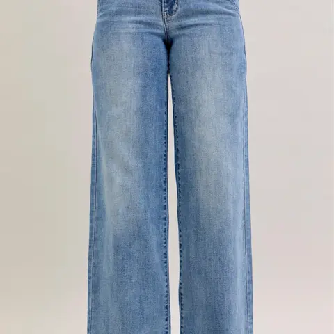 Judy Blue Classy Trouser LIGHT High Waist Wide Leg Jean