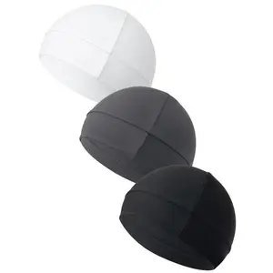 Unisex Plain Color Multifunctional Skull Caps, Gifts Girlfriend, Black Sportive Beanie Fitted Hat Modern Cap Men & Women, Stretchy Helmet Liner Hat, Biking Accessory Back To School, Mother's Day Gifts, Vacation Accessories, Winter