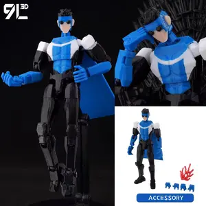 9l3d Printed Superheroes Invincible 2.0 Anime Multi-Jointed Shapeshift Toys Action Figures Mannequin Ornaments Model Gifts Xmas