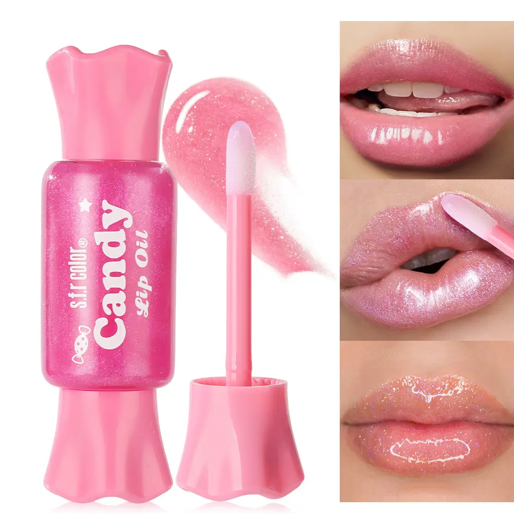 Candy Design Lipstick, 6-Count Color-Changing Moisturizing Lip Balm, Luxurious Long-Lasting Tinted Hydrating Lip Gloss, Lip Makeup for All Occasions, Makeup Accessories for Girls and Women, Cosmetic, Christmas Gift, Hydrating Lip Gloss, Lip-Plumping