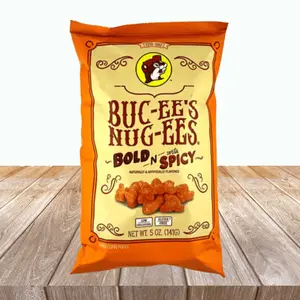 Bucee's  Bold N Sorta Spicy Beaver Nug-ee's Flavor Snack Box- Crisps and Puffs