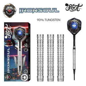 Shot Future Knights Ironsoul Soft Tip Dart Set-90% Tungsten-20gm