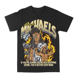 Shawn Michaels "Stepping Stone" Graphic Tee, Unisex Cotton Shirt, Best Gift For Women And Men