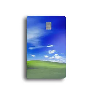 Vaporwave Retro Hills Card Skin