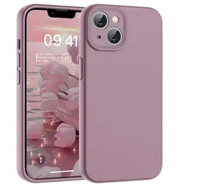 SUPFINE Designed for iPhone 15 Case,Premium Liquid Silicone with [Soft Anti-Scratch Microfiber Lining][Upgraded Camera Protection] Slim Shockproof Phone Case for Men Women Girls,Blackcurrant