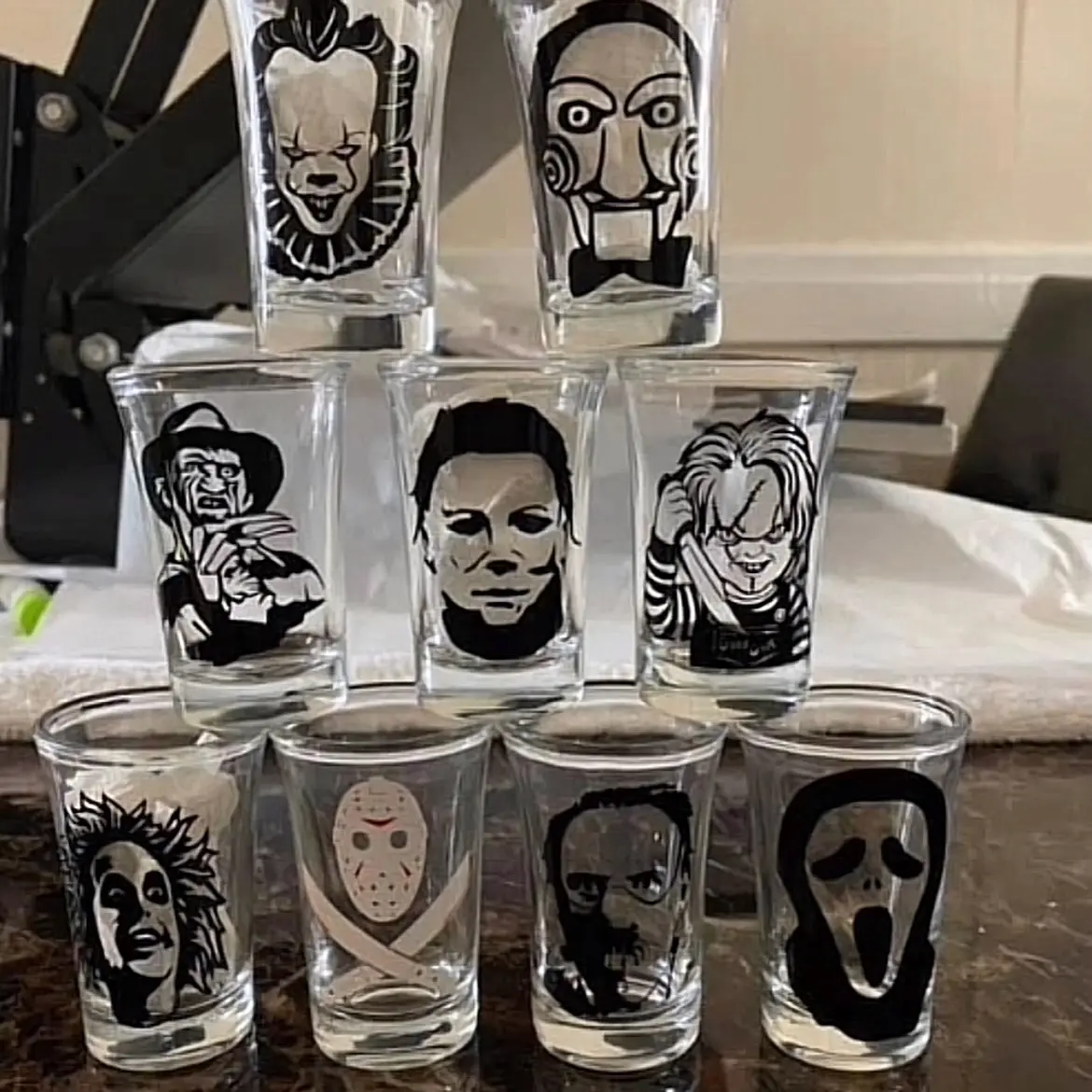 Horror shot glass Horror shot glass