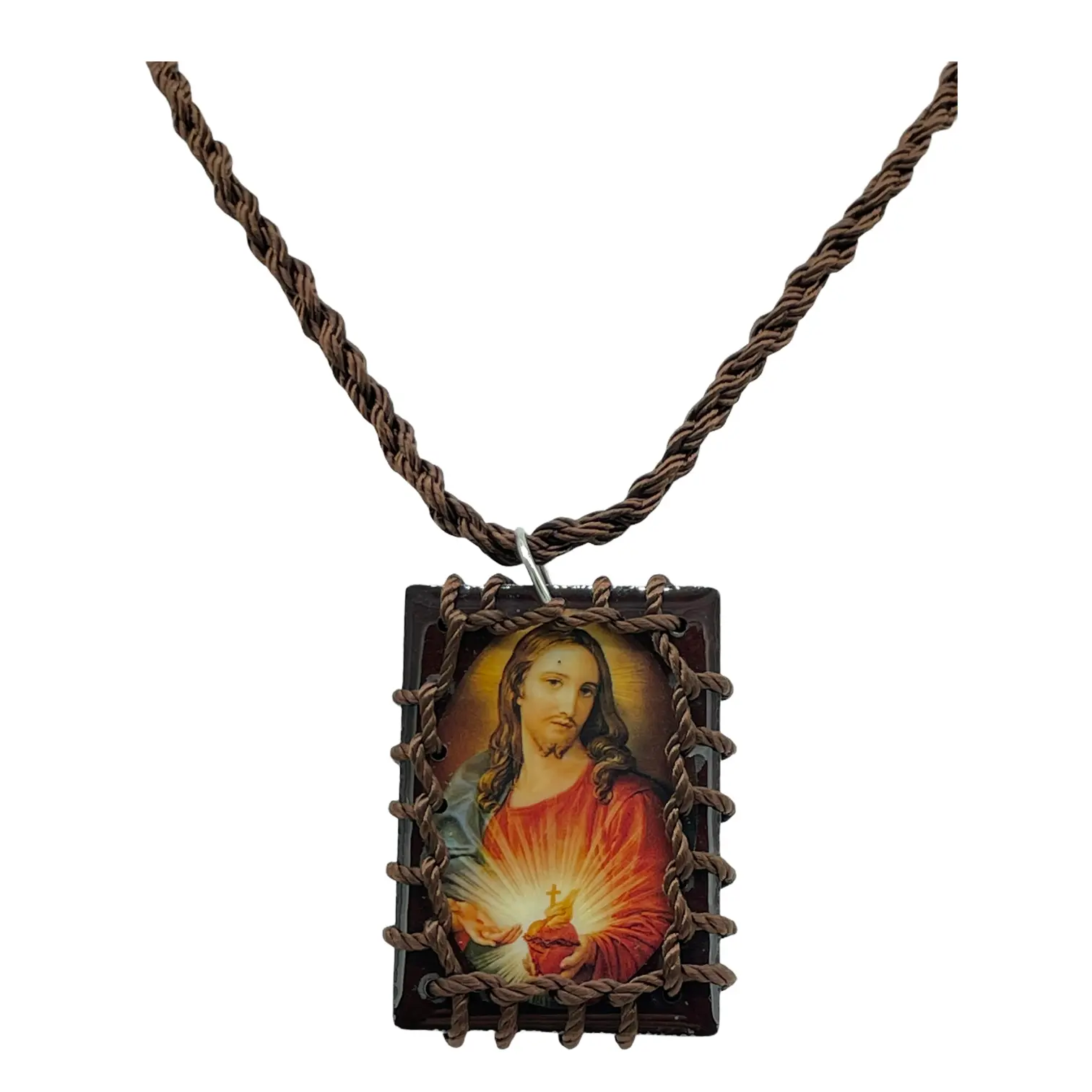 Sacred Heart of Jesus Scapular Necklace
