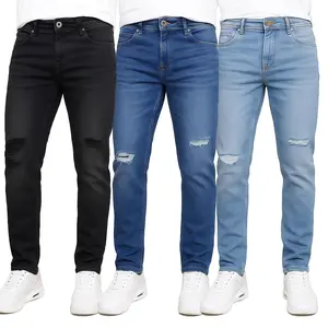 Men's Multi Pack Stretch Ripped Jeans Men's Multi Pack Stretch Ripped Jeans
