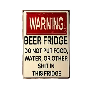 Vintage Metal Tin Sign - Durable Home Decor Plaque, Men's Garage & Kitchen Accessory, Bold Tools & Beer Themed Gift Set for Birthday/Engagement, Rust-Proof Coating, Pre-Drilled Holes, Gift to Him