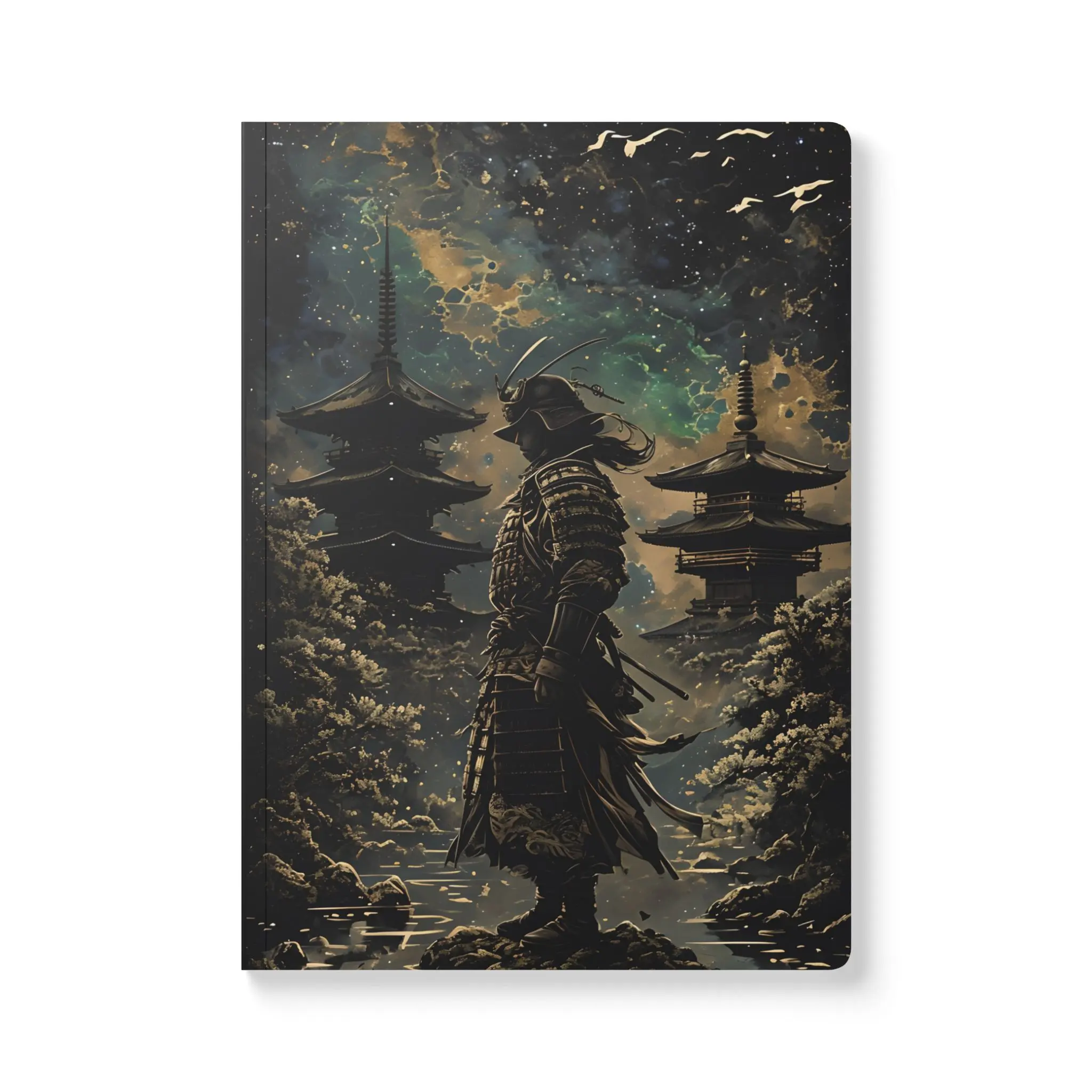 Samurai-Inspired Softcover Journal, Art Journal, Sketchbook, Travel Journal, Gift for Writers