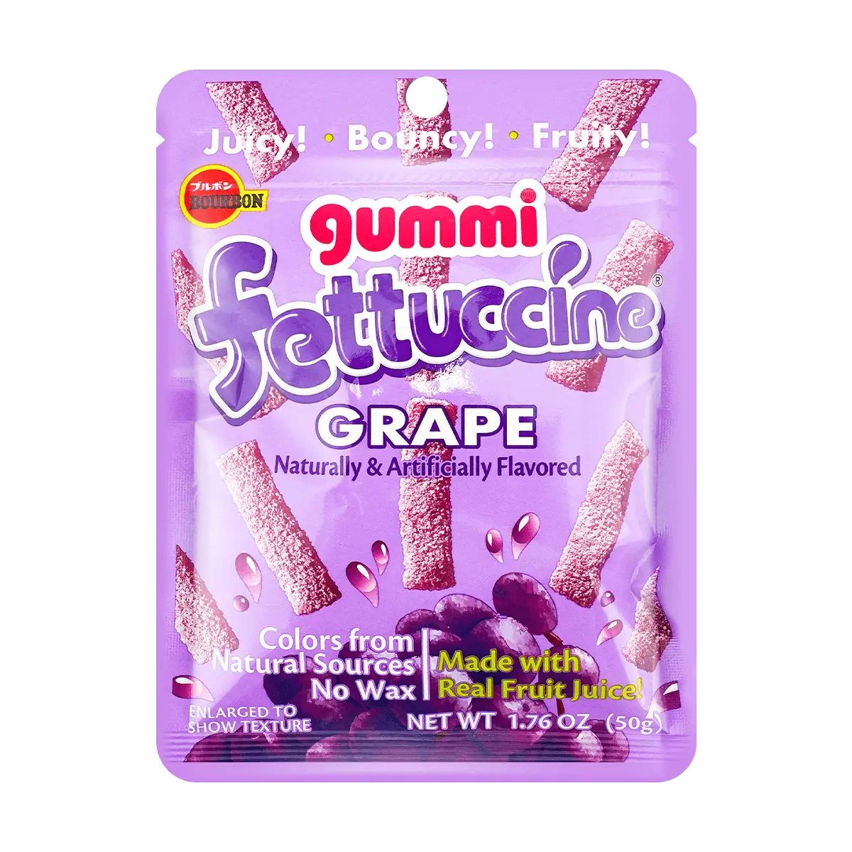 BOURBON Gummy Candy Grape Flavor 50g
