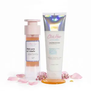 Click Hair Miel para el Cabello y Suero Reconstructor (2 Pack)