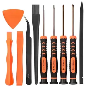 Cleaning Repair Tool Kit for PS4 PS5,  TR9 Torx   with PH00 PH0 PH1 Phillips  Set for   4,5 Main,Controller  Down and Dust Removal