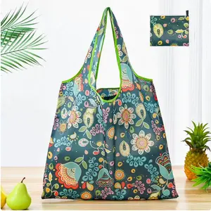 4pc Large Capacity Foldable Portable Supermarket Shopping Bag mixed