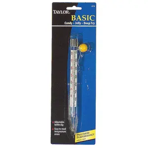 Taylor Precision Candy-Deep Fry Thermometer Glass Taylor Precision Candy-Deep Fry Thermometer Glass