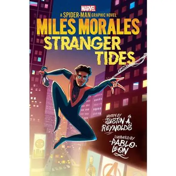 Miles Morales: Stranger Tides - Original Spider-Man Adventure Graphic Novel, Paperback Book by Justin A. Reynolds