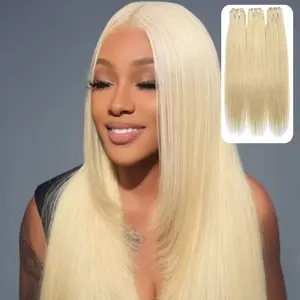 Paul‘s 613 Color 100% Human Hair Virgin Hair Weave Bundles Tangle Free Hair Extensions Sew in Bundles Natural Hair Extension 10a Grade Machine Double Weft Buauty Products Straight Body Wave Burmese Curly #TikTokShopStockUp SpringStatements