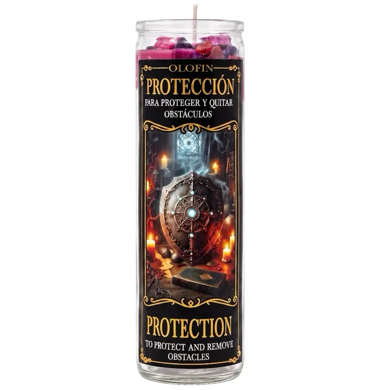 Proteccion (Protection) Prepared Ritual Candle Perfumed