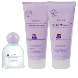 Jafra tender moments unisex lavender y chamomile 3.3 fl oz glass bottle and new box
