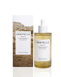Skin 1004] Madagascar Centella Asiatica Ampoule Serum - Korean Cosmetics -Soothing Facial Serum (100ml) Hydrating Skincare
