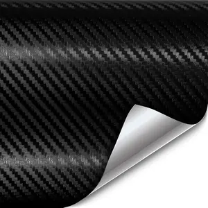 XPO Black Carbon Fiber  Wrap Vinyl Roll Featuring Air Release Technology (2ft x 5ft)