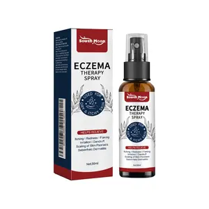 South Moon Eczema Therapy Spray with Turmeric & Aloe Vera Moisturizes Hydrates Soothes Skin Discomfort for Itchy Irritated Skin Repair & Antibacterial Effects - Moisture