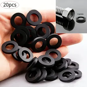 30 High-Quality Rubber O-Rings, Suitable for Wave Pipes, Shower Hose, Faucets, Water Heaters, Durable Non-Slip, Safe Connection