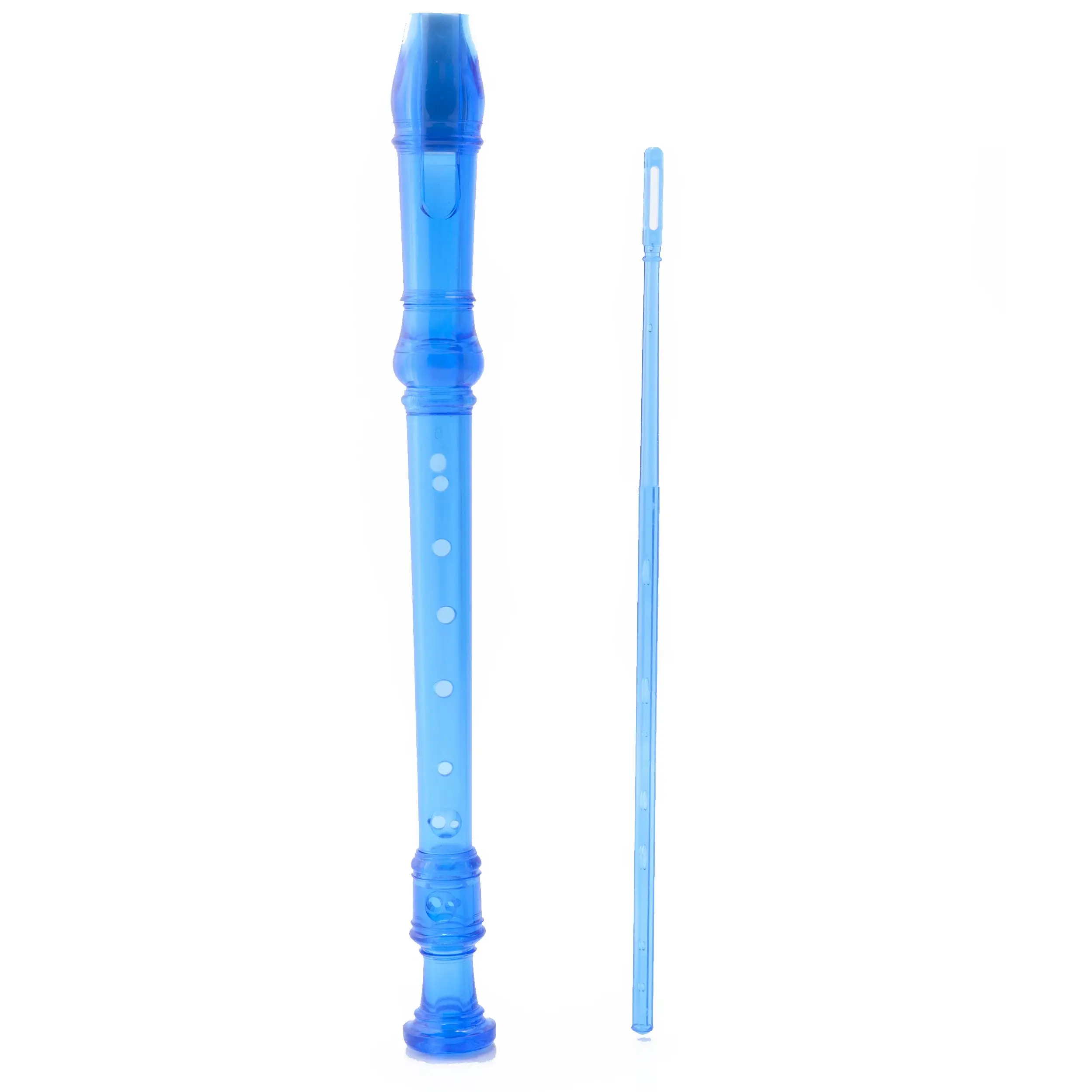 D'Luca Student 3 Piece Recorder Flute Blue D'Luca Student 3 Piece Recorder Flute Blue