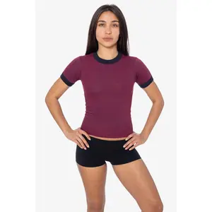 FF310 - Women's Poly Cotton Ringer Tee