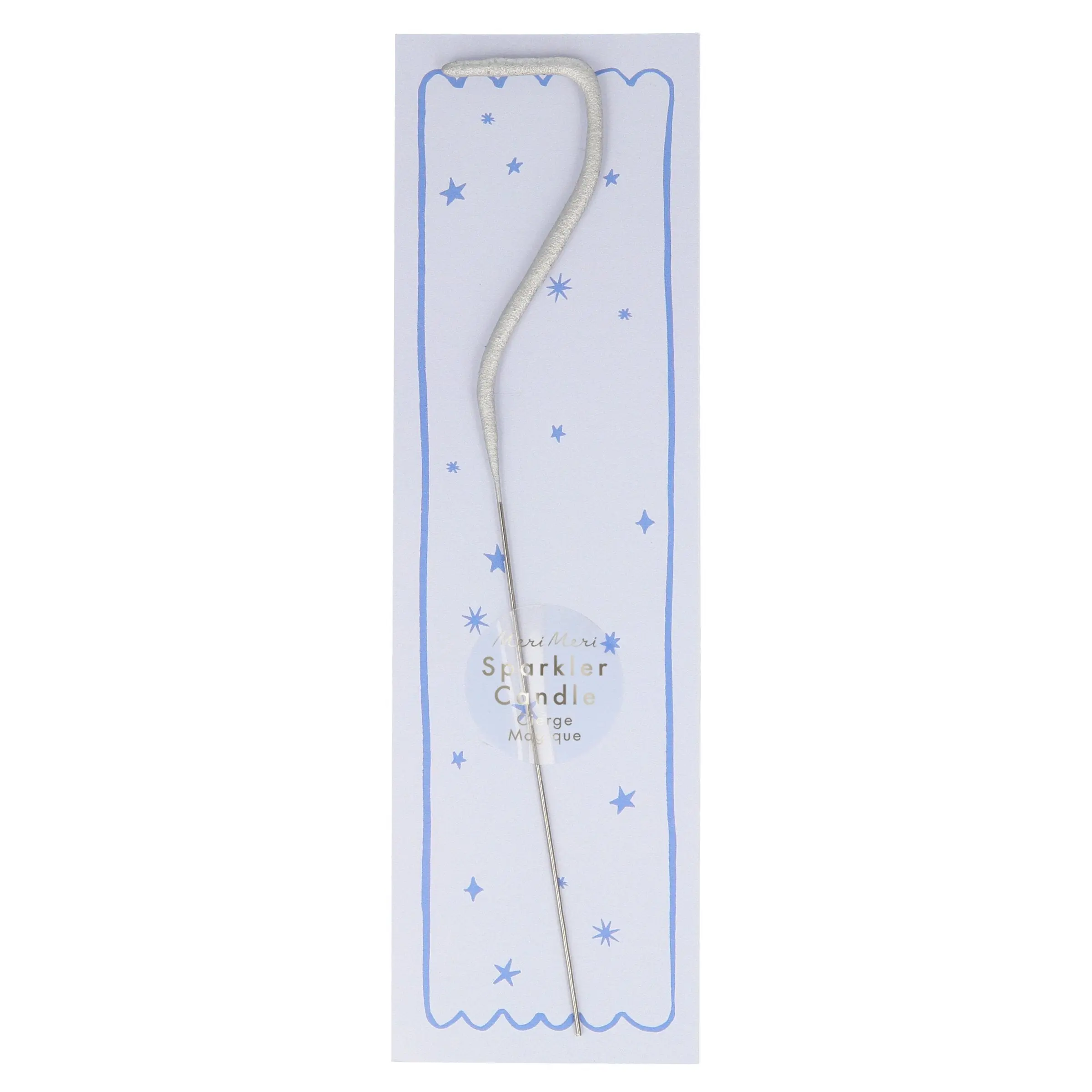 Silver Sparkler Numbers 0 to 9 Candles
