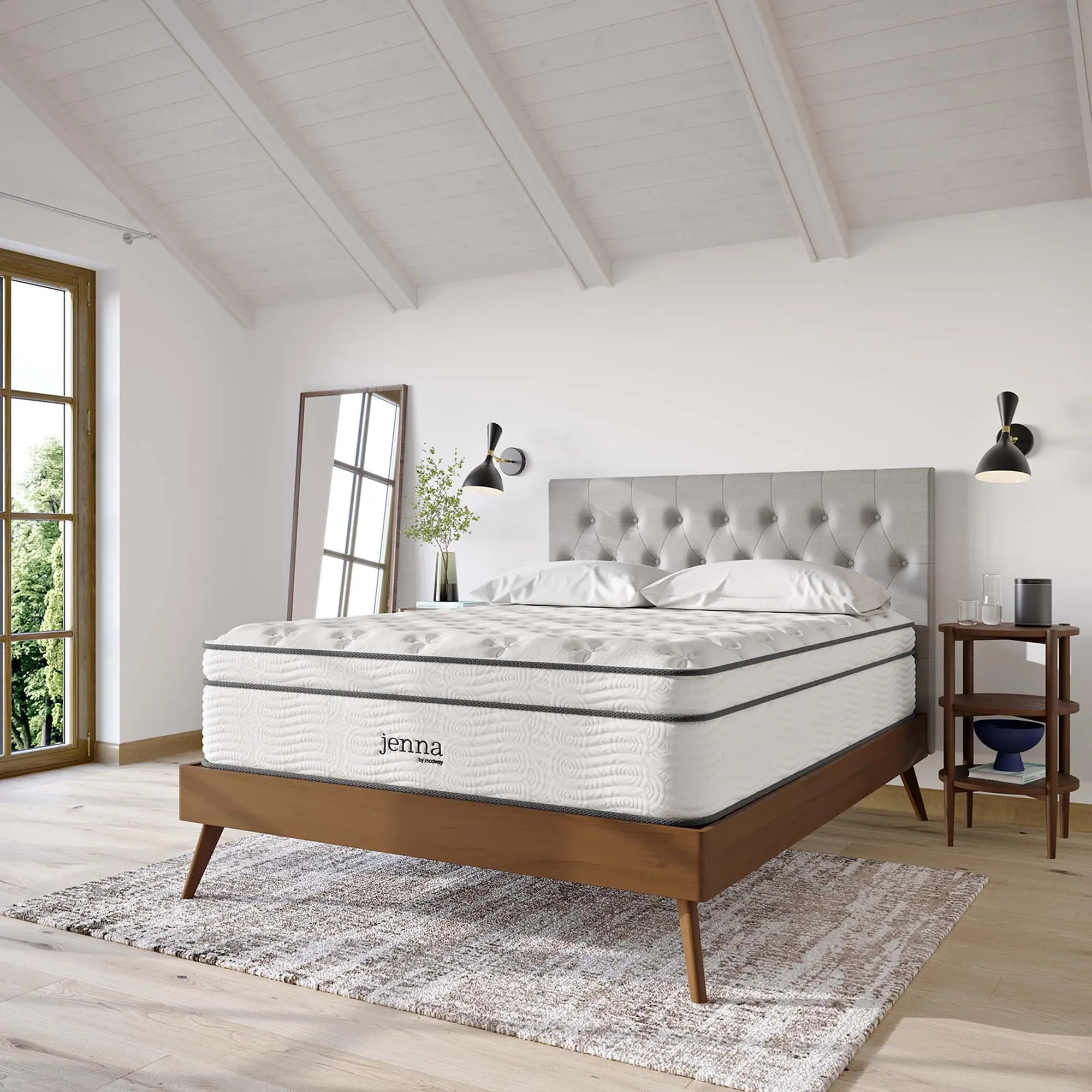 Jenna 14" Innerspring and Foam California King Mattress Jenna 14" Innerspring and Foam California King Mattress