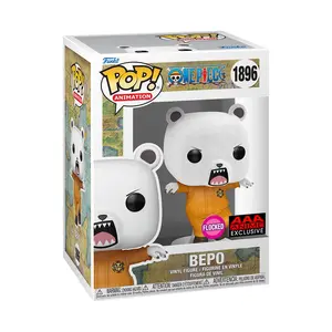 One Piece Bepo Bear Flocked Funko Pop! Vinyl Figure #1896 - AAA Anime Exclusive