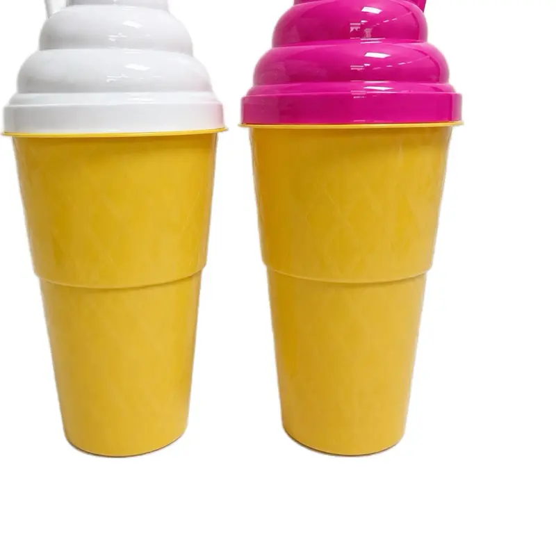 49 oz Cone-Shaped Tumbler with Straw & Lid