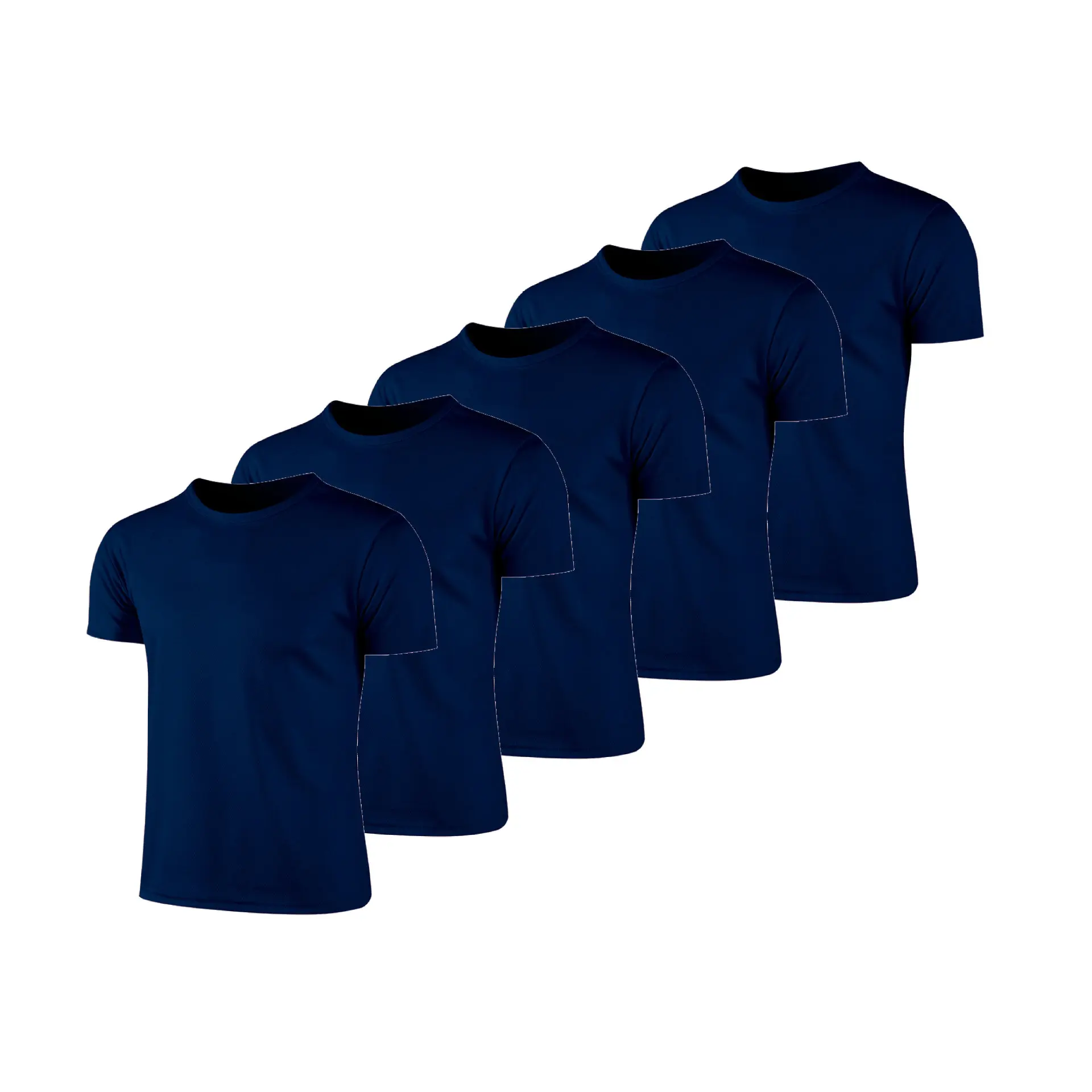 Men's Short-Sleeve Contrast-Trim Athletic Training T-Shirt, All-Seasons Daily Sport Tops, Default Fit, Machine-Washable