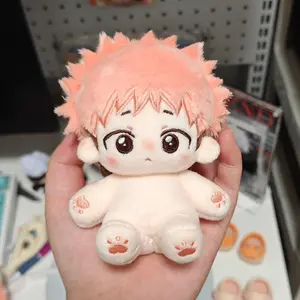 Itadori Yuji Jujutsu Kaisen Anime Cosplay Plush Doll Body 15cm Dress Up Clothes Outfit Stuffed Figures Plushies Birthday Gift