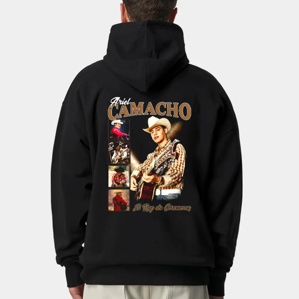 Ariel Camacho Chicano Hoodie, Mexican Corridos Music Shirt, Firme Style T-Shirt, Streetwear for Sad Boys, Latino Graphic Top