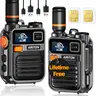 Airiton Radio Walkie Talkies AI-K28 Poc Radio Unlimited Range Nationwide Long Distance Handheld 4G LTE POC Two Way Radio Rapid Push to Talk Over Cellular Radio Long Range (2 with SIM Card)