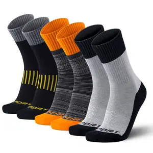 Men's Socks with Arch Support Ankle Compression Cotton Material Moisture Wicking Odorless Durable for Basketball Running All Season Universal Sport Gym Activewear Mens Shoe Size 6.5-14