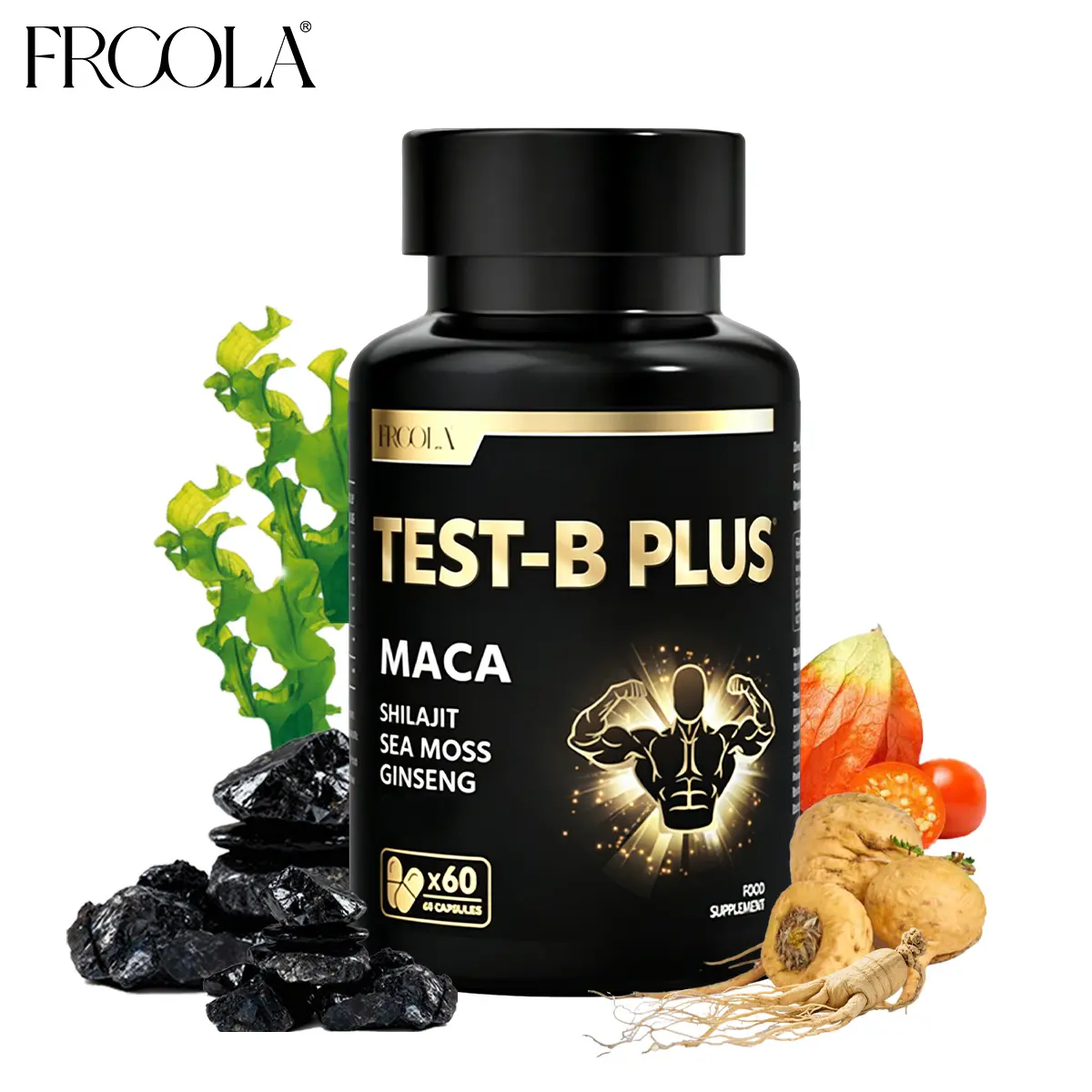 Frcola 4-IN-1 Maca Supplement Capsules