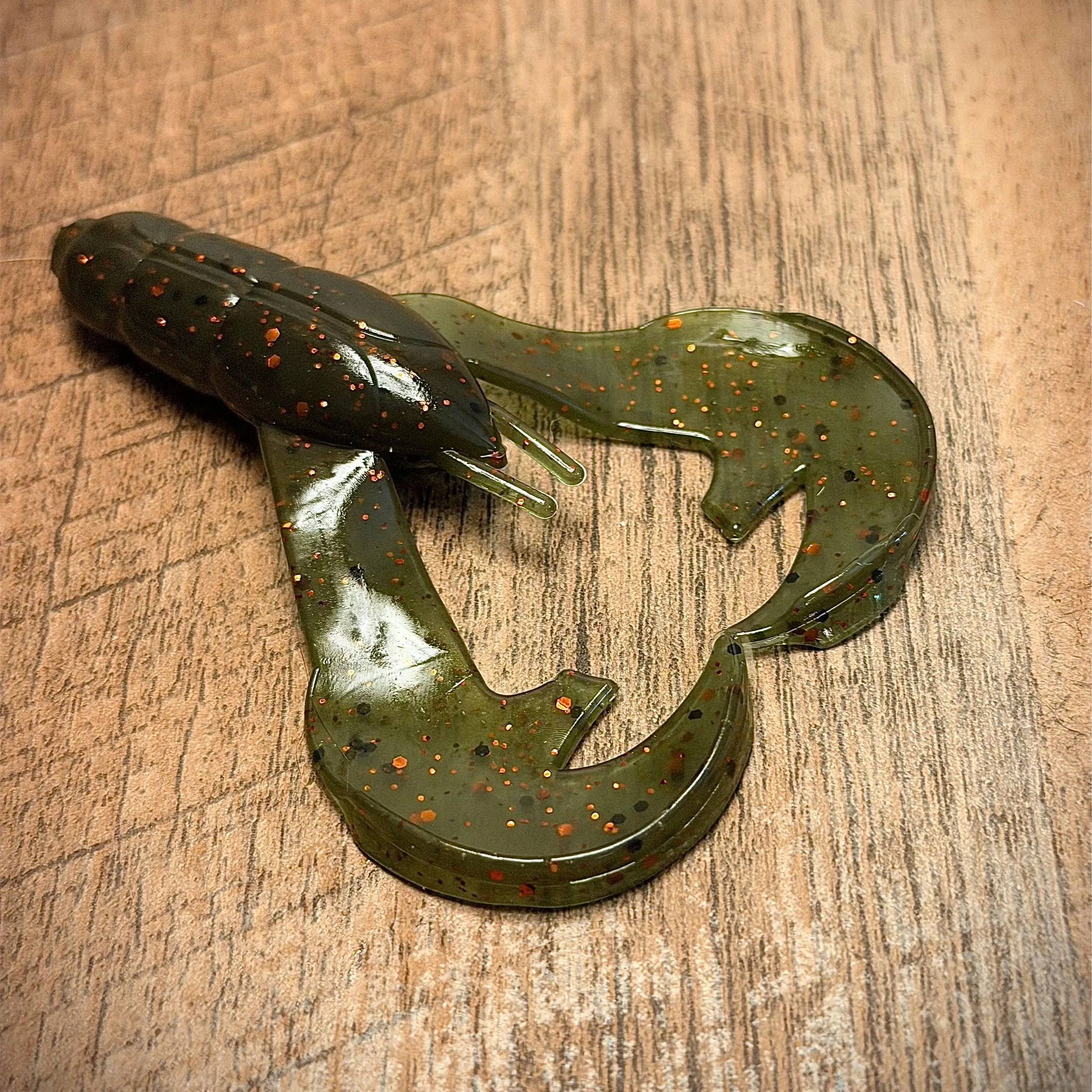 Riggins’ KrushCraw - Green Pumpkin Gold Dust