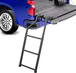 Tailgate Ladder Pickup  Accessories Universal Extension Step Ladder with Stainless Steel Self Drilling Hex Screws