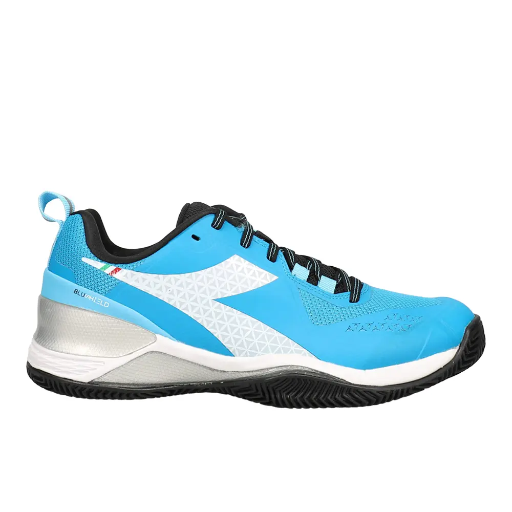 diadora Mens Blushield Torneo Clay Tennis Sneakers Shoes - Blue