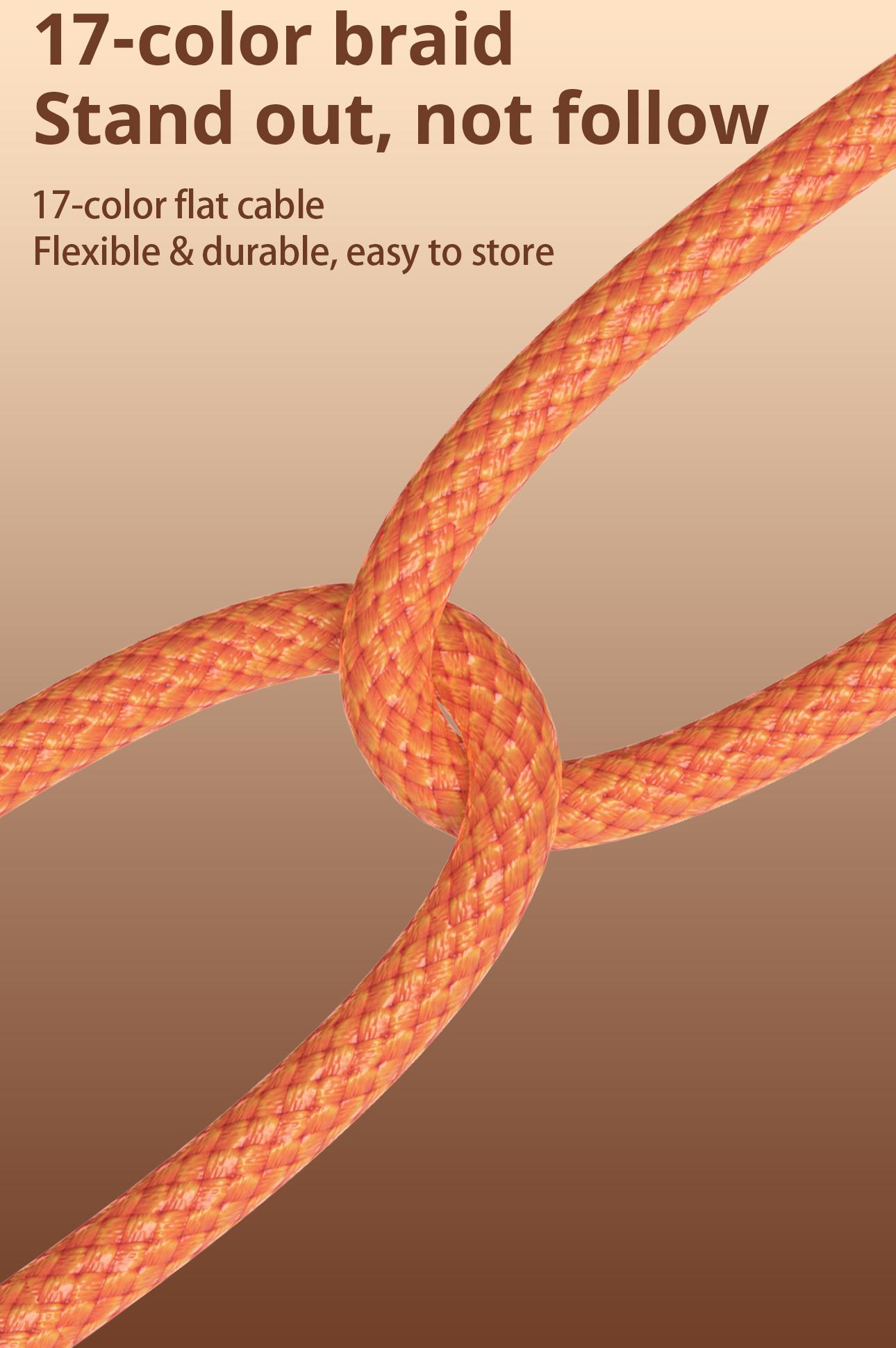 Compatible with iPhone 17 Pro Max charging cable, portable charger for iPhone 17 Pro, curved gaming fast-charging cable, 45W convenient iPhone charger suitable for gaming, watching shows/movies, travel, 3.3 ft, available in packs of 1, 2, or 3.